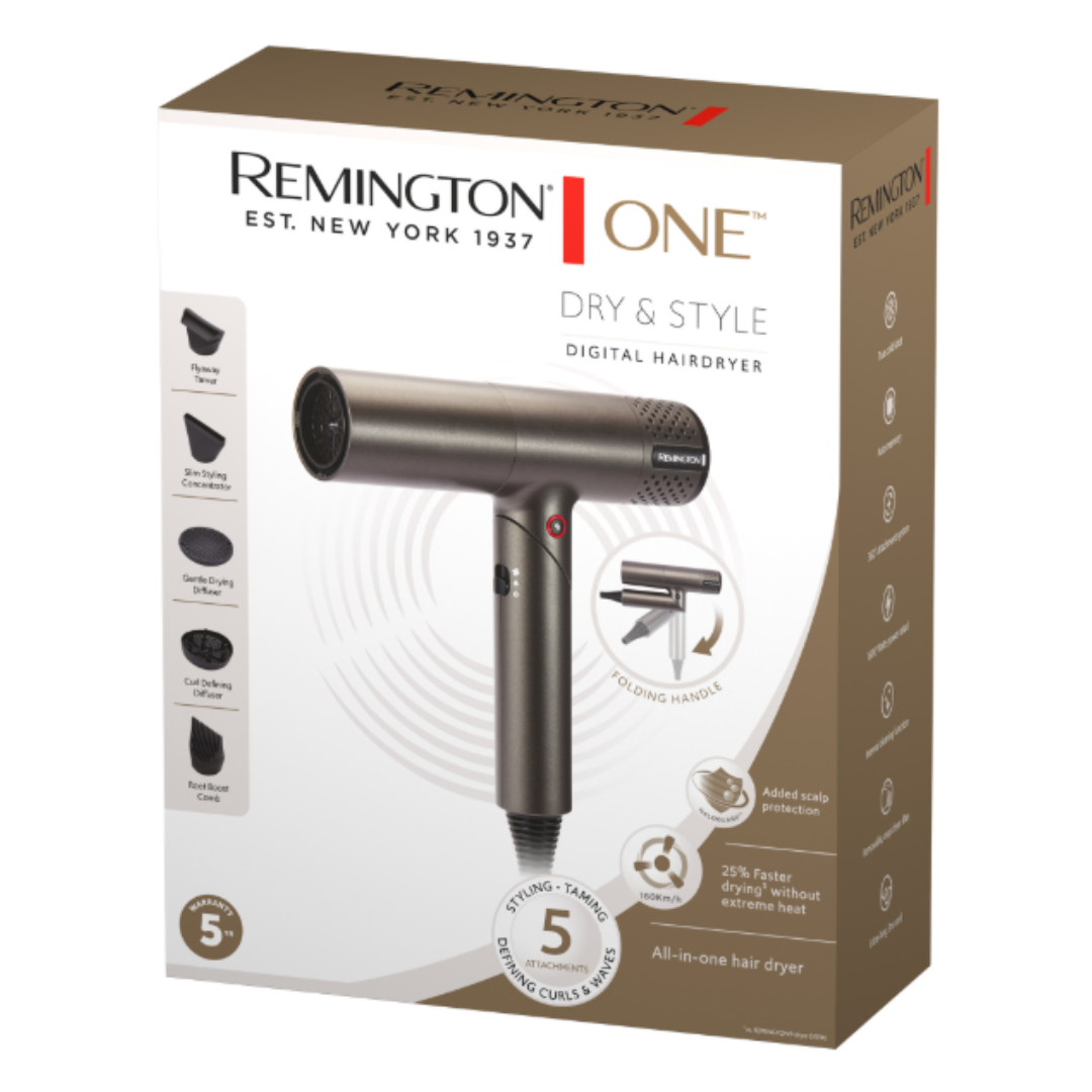 Remington One Dry & Style Digital Hair Dryer