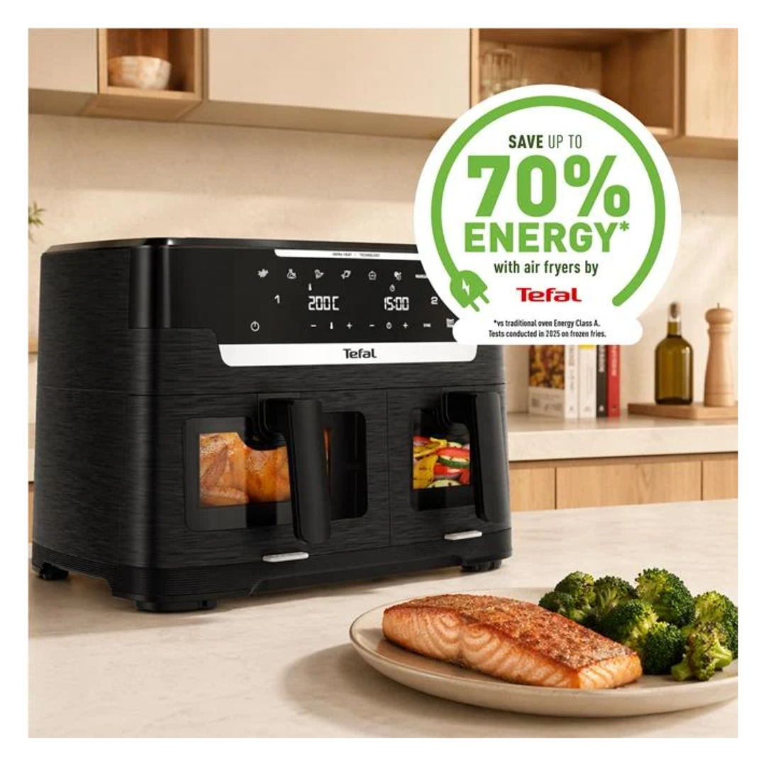 Tefal Ever Fry Infra Heat Dual 11L Detachable Front Air Fryer