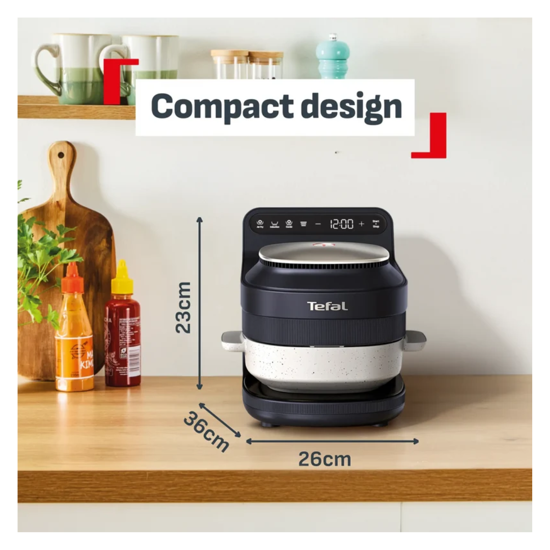 Tefal YumMeal Multicooker Air Fryer Black Knight