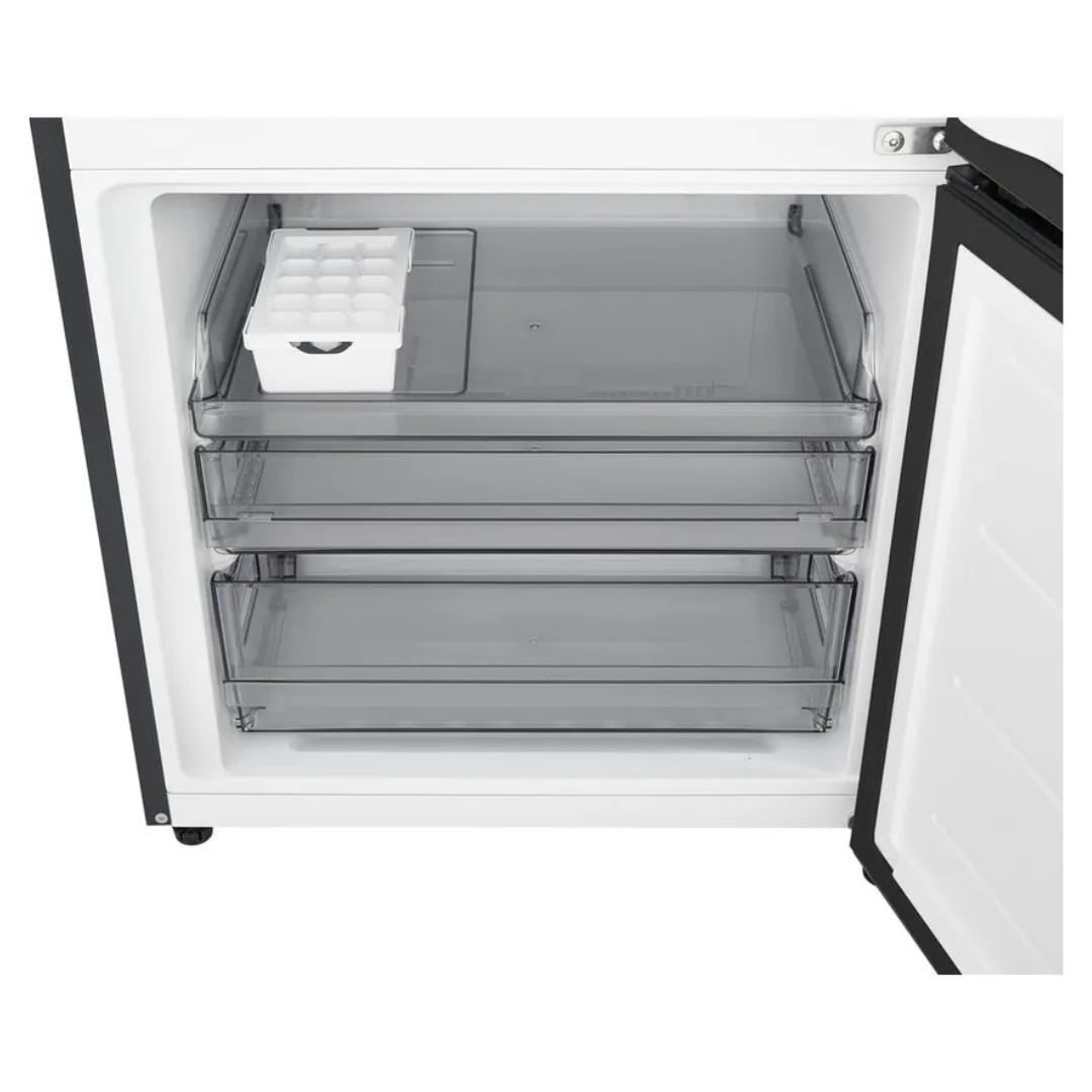 LG 436L Bottom Mount Fridge Black Steel