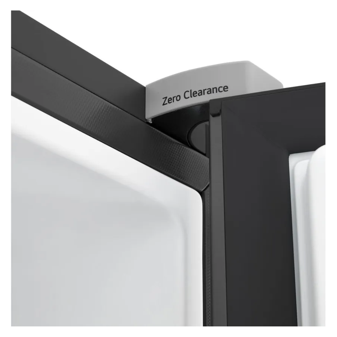 LG 436L Bottom Mount Fridge Matte Black