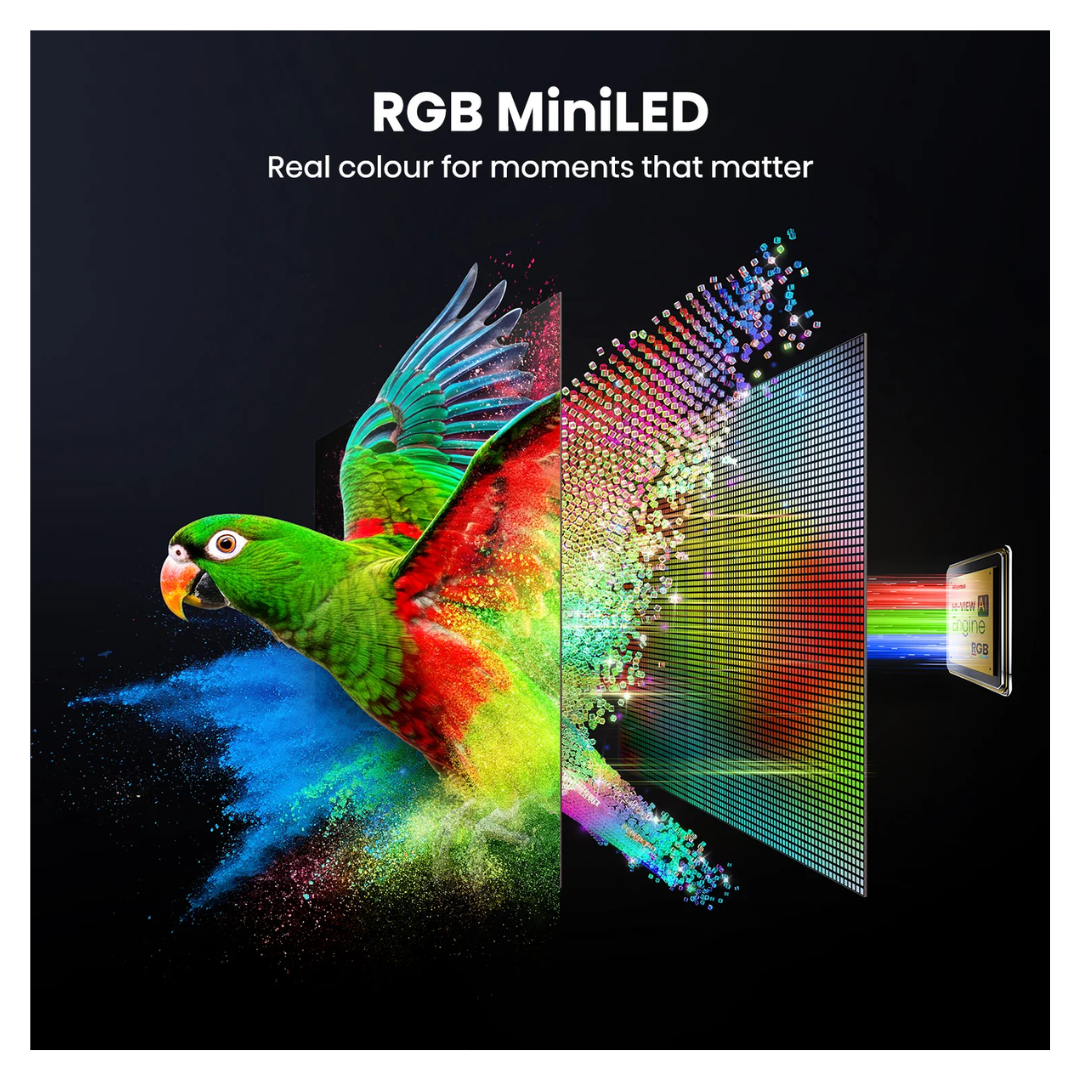 Hisense 65" UR8SAU RGB MiniLED 180Hz 4K Smart AI TV (2026)