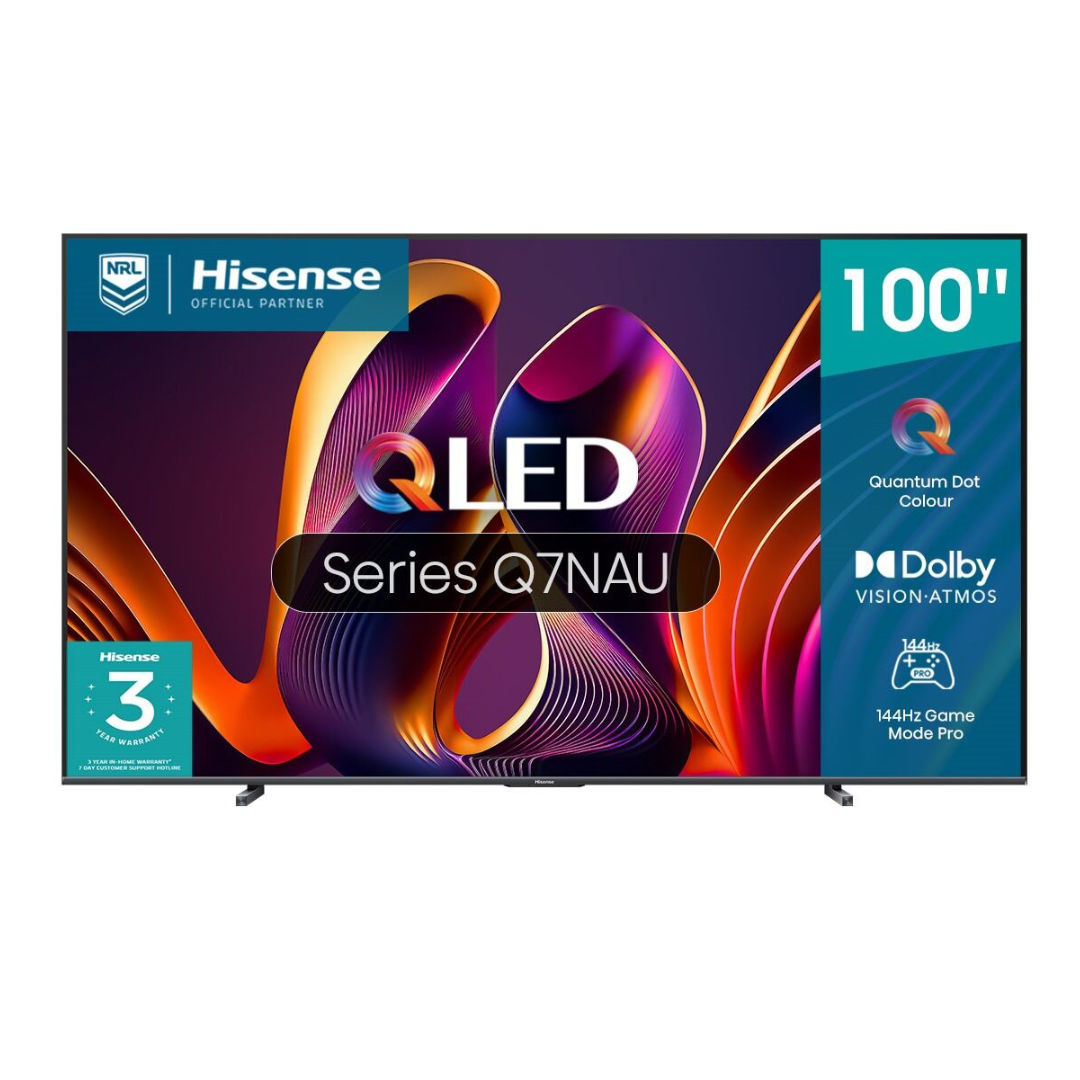 Hisense 100" Q7NAU 4K QLED 144Hz Smart TV 2024