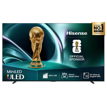Hisense ULED MiniLED 100" U6QAU 4K QLED 165Hz Smart TV (2025)
