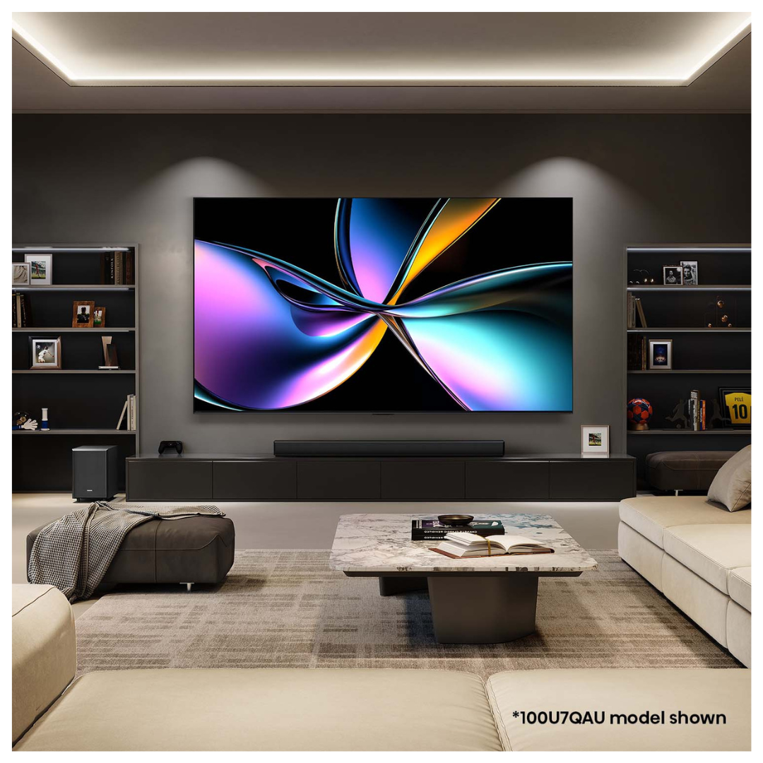 Hisense ULED MiniLED 100" U7QAU 4K QLED 165Hz Smart TV (2025)