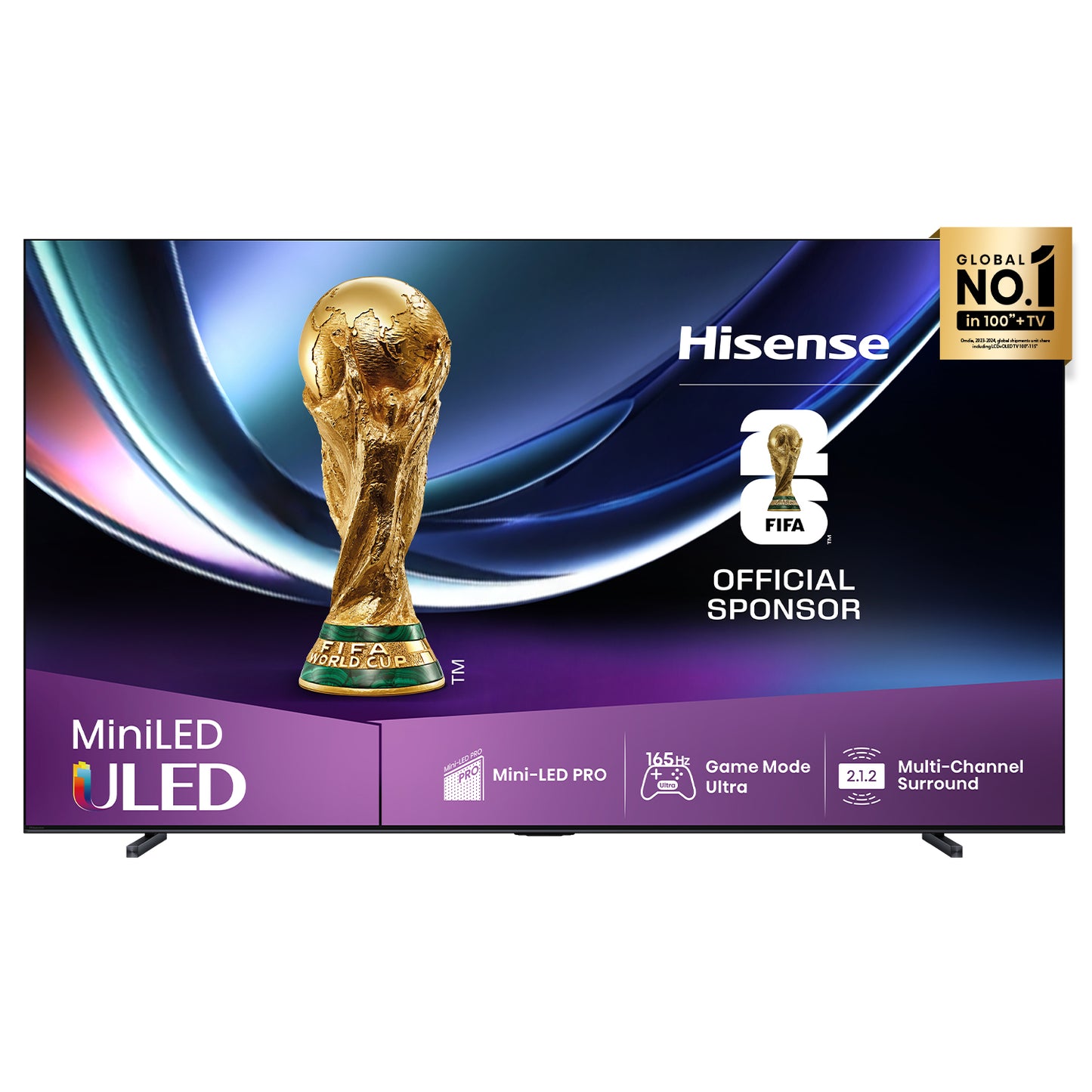 Hisense ULED MiniLED 100" U7QAU 4K QLED 165Hz Smart TV (2025)