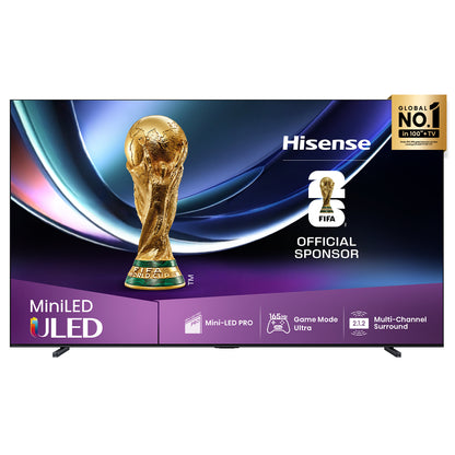 Hisense ULED MiniLED 100" U7QAU 4K QLED 165Hz Smart TV (2025)