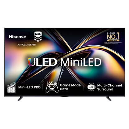Hisense 100" U8QAU 4K QLED 165Hz Smart TV (2025)
