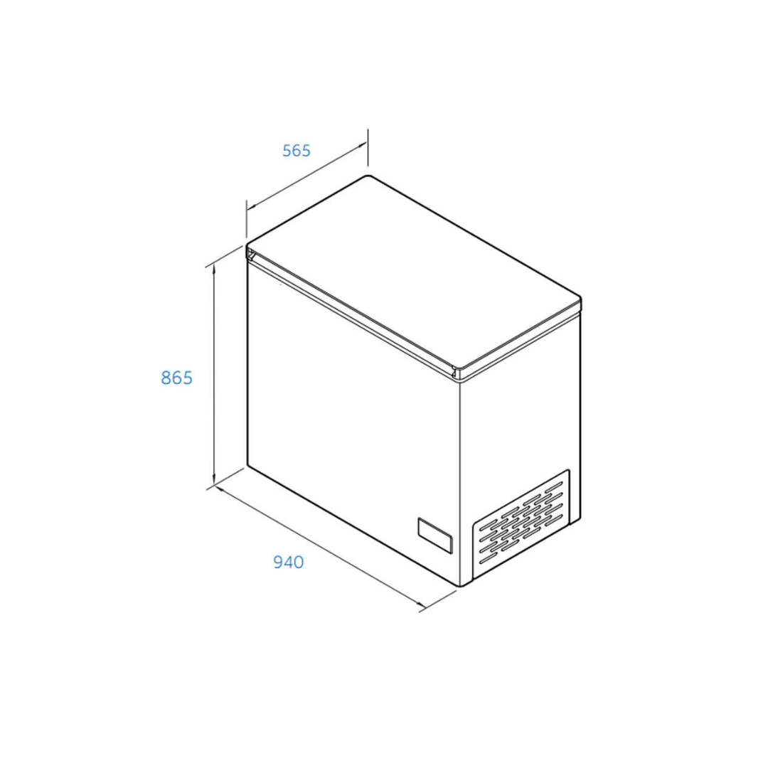 Haier 195L 500 Series Hybrid Frost Free Chest Freezer