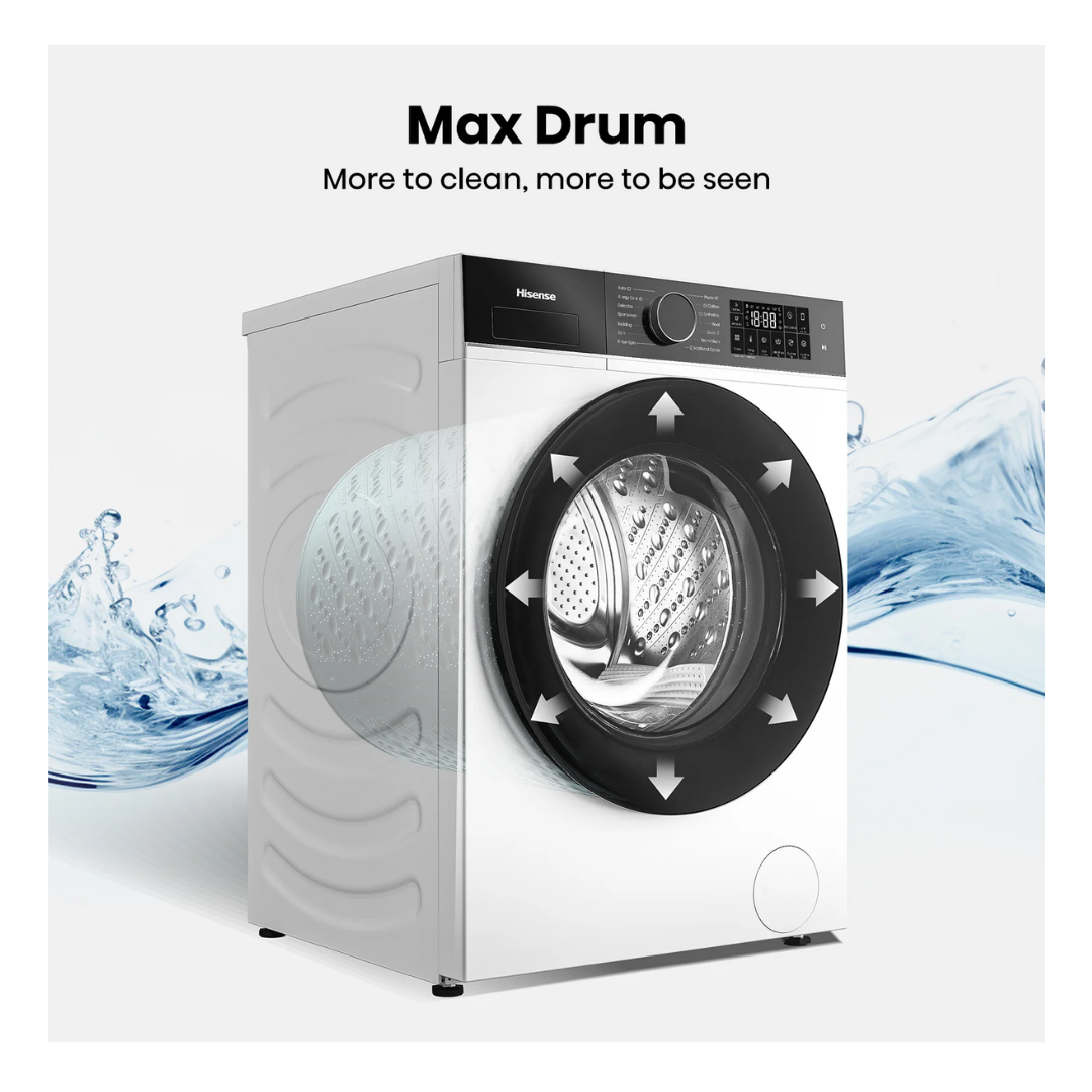 Hisense 10kg Sereis 5i Max Drum Front Load Washer