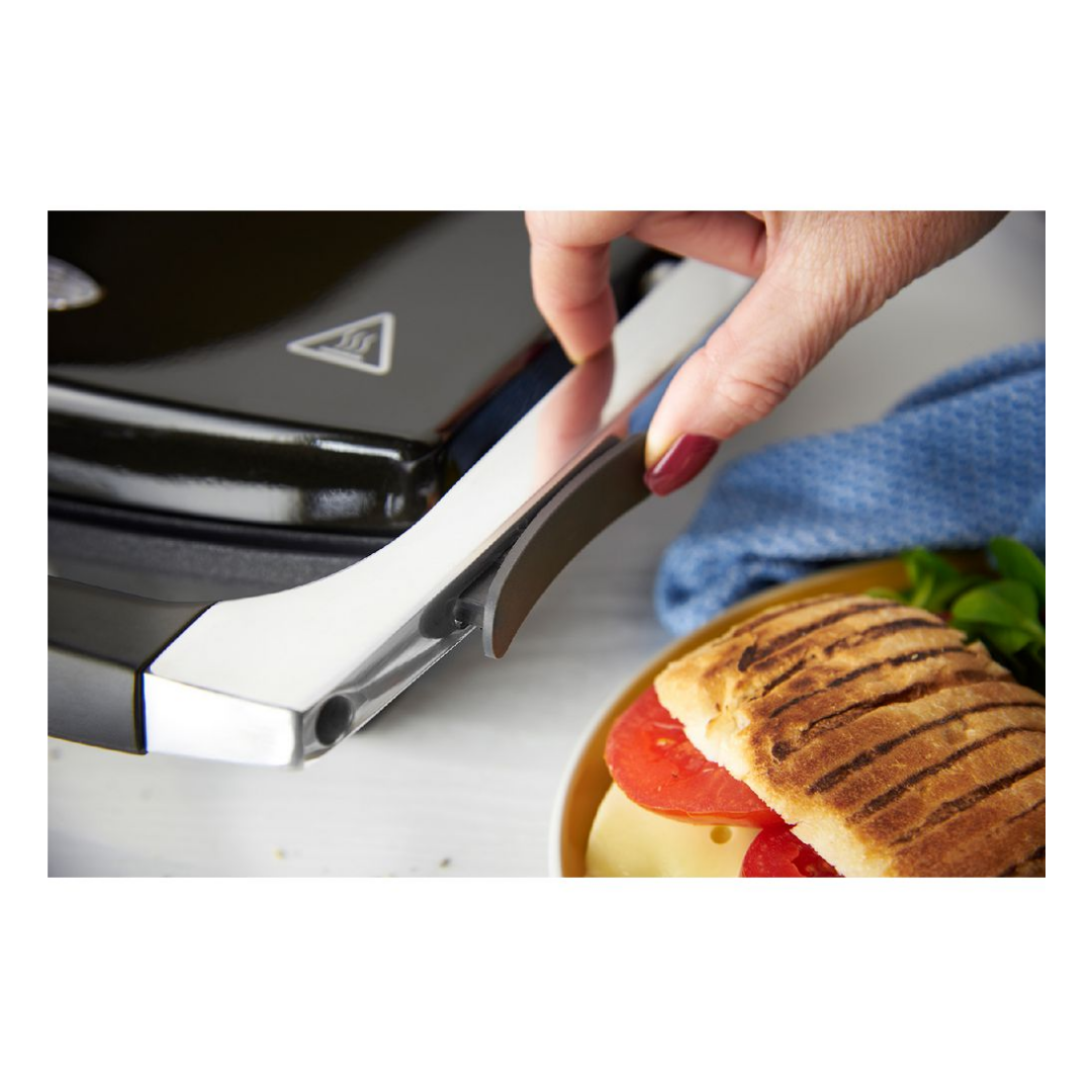 Russell Hobbs 4 Slice Sandwich Press Black Pearl 2200W