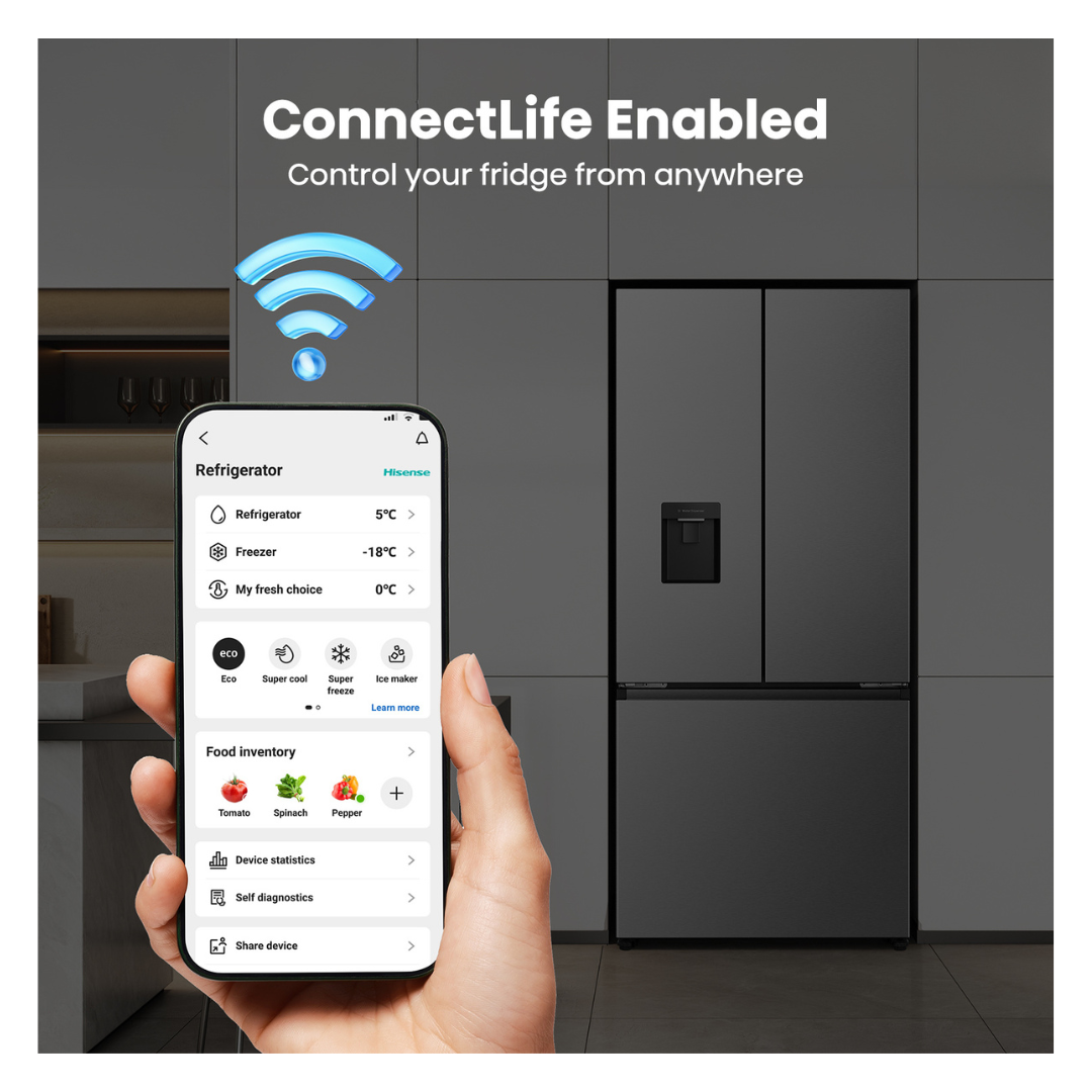 Hisense 544L PureFlex French Door Fridge