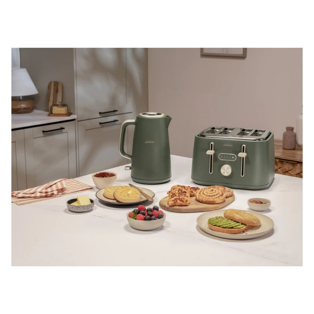Sunbeam Freya Collection Pack-up Dusty Pine Kettle & Toaster Pack