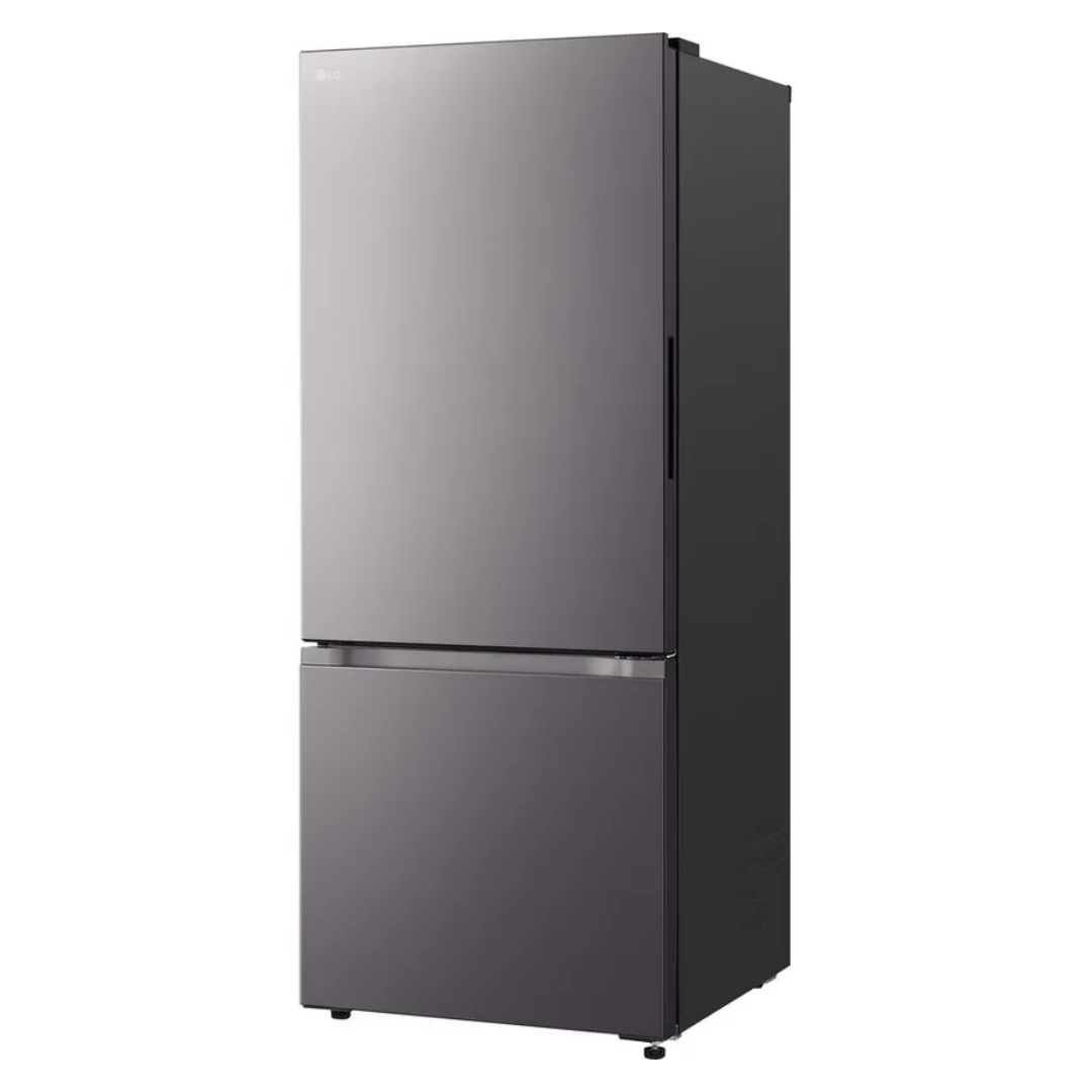 LG 436L Bottom Mount Fridge Black Steel