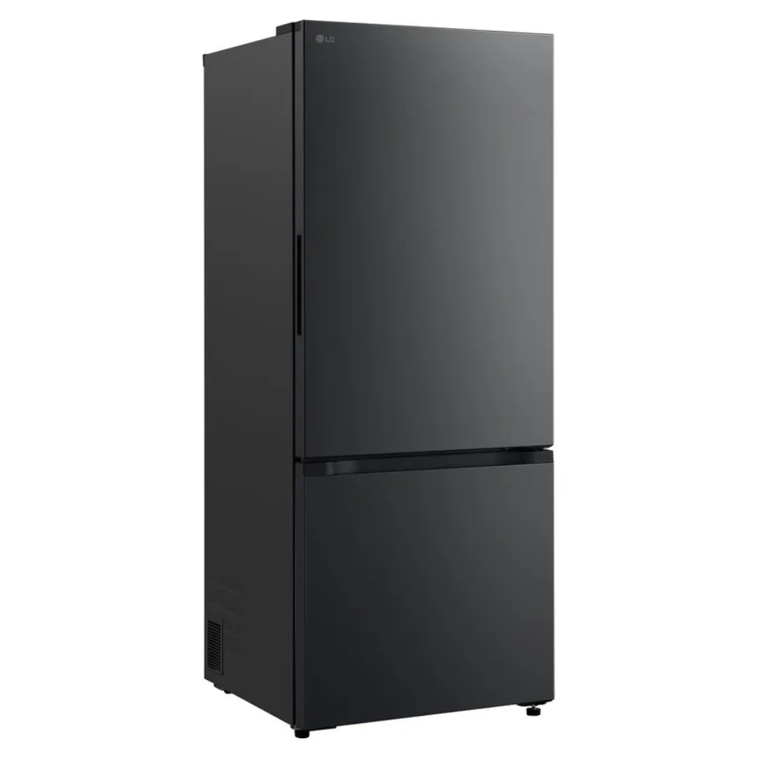 LG 436L Bottom Mount Fridge Matte Black
