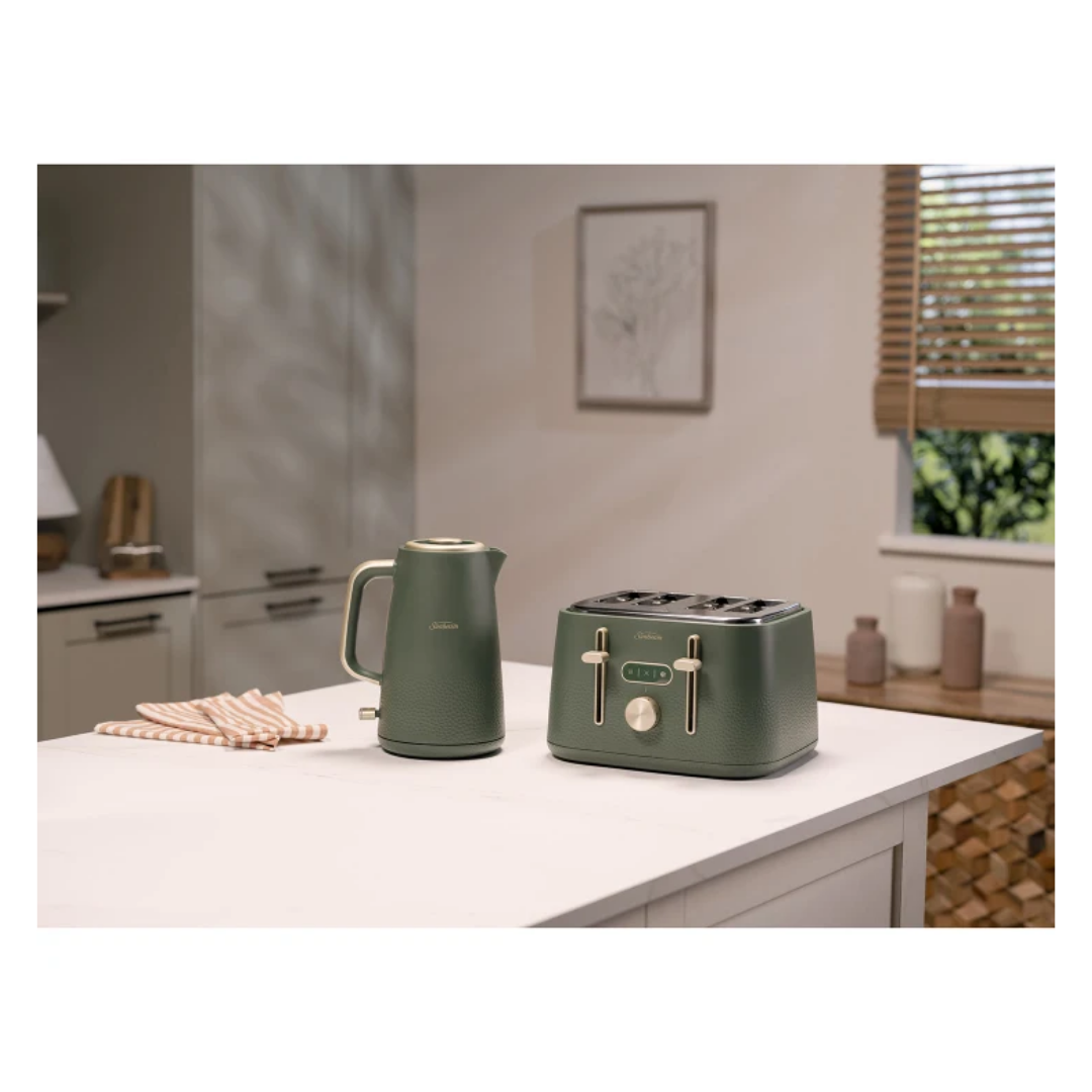 Sunbeam Freya Collection Pack-up Dusty Pine Kettle & Toaster Pack