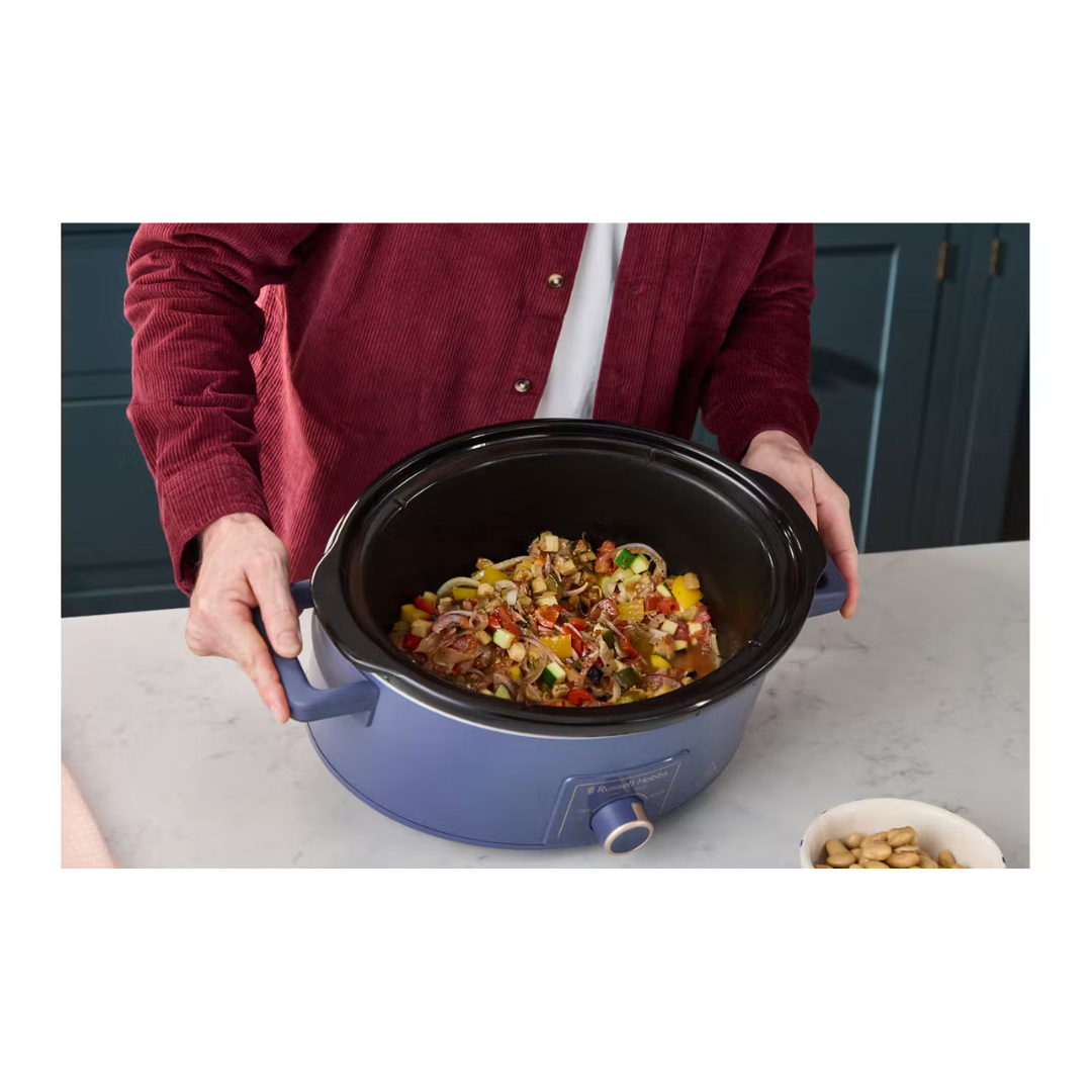 Russell Hobbs Bronte 7L Slow Cooker - Soft Navy