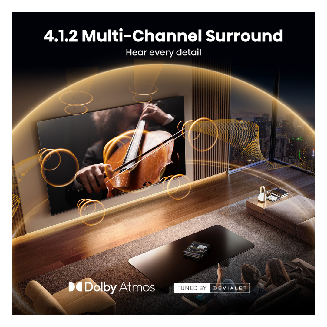 Hisense 85" ULED MiniLED Pro 4K QLED 165Hz Smart TV (2026)