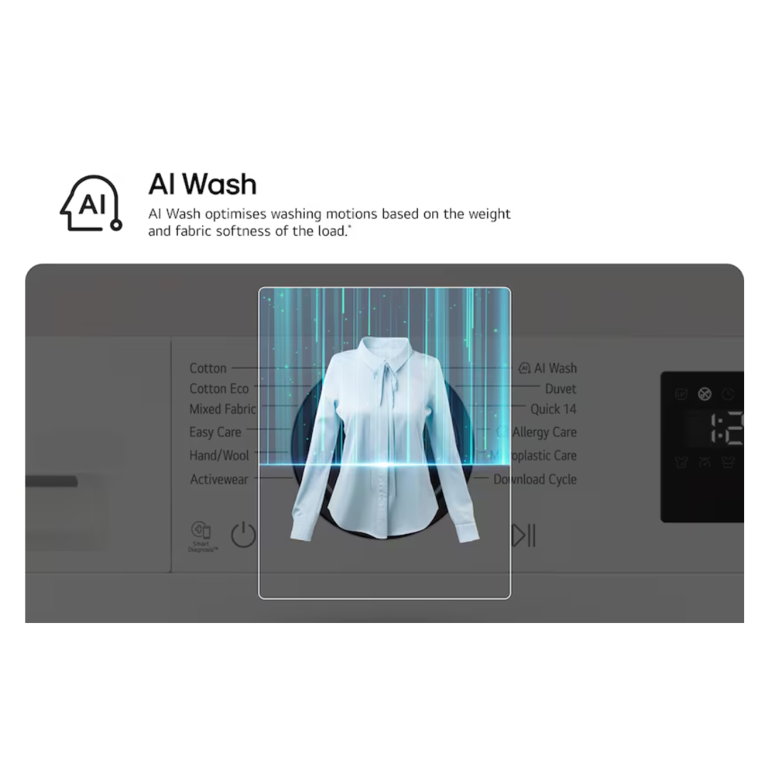 LG 8kg Series 3 AI Front Load Washer