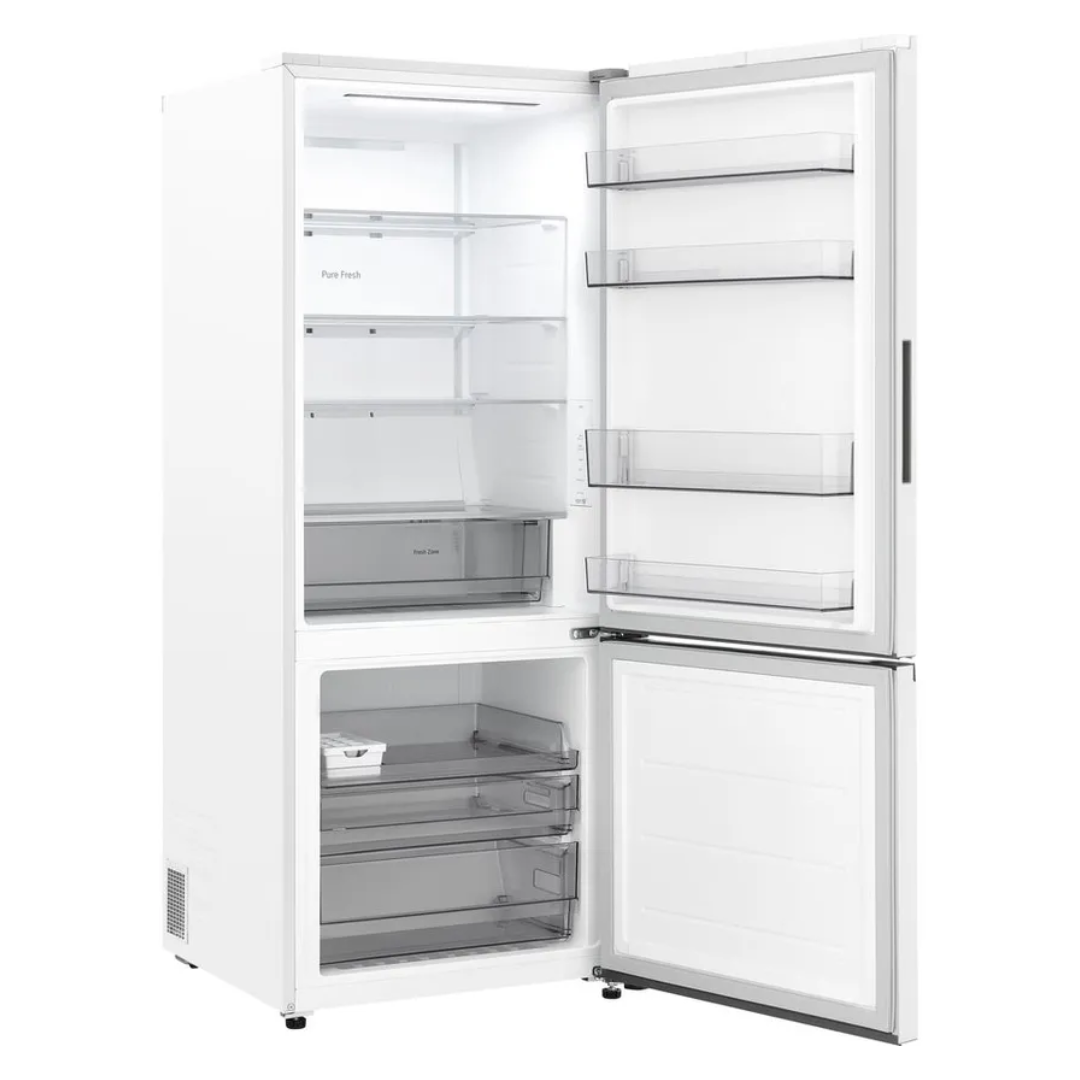 LG 436L Bottom Mount Fridge Matte White