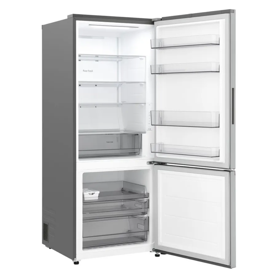 LG 436L Bottom Mount Fridge Stainless Steel