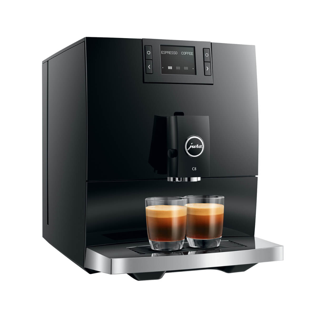 JURA C8 Piano Black Automatic Coffee Machine
