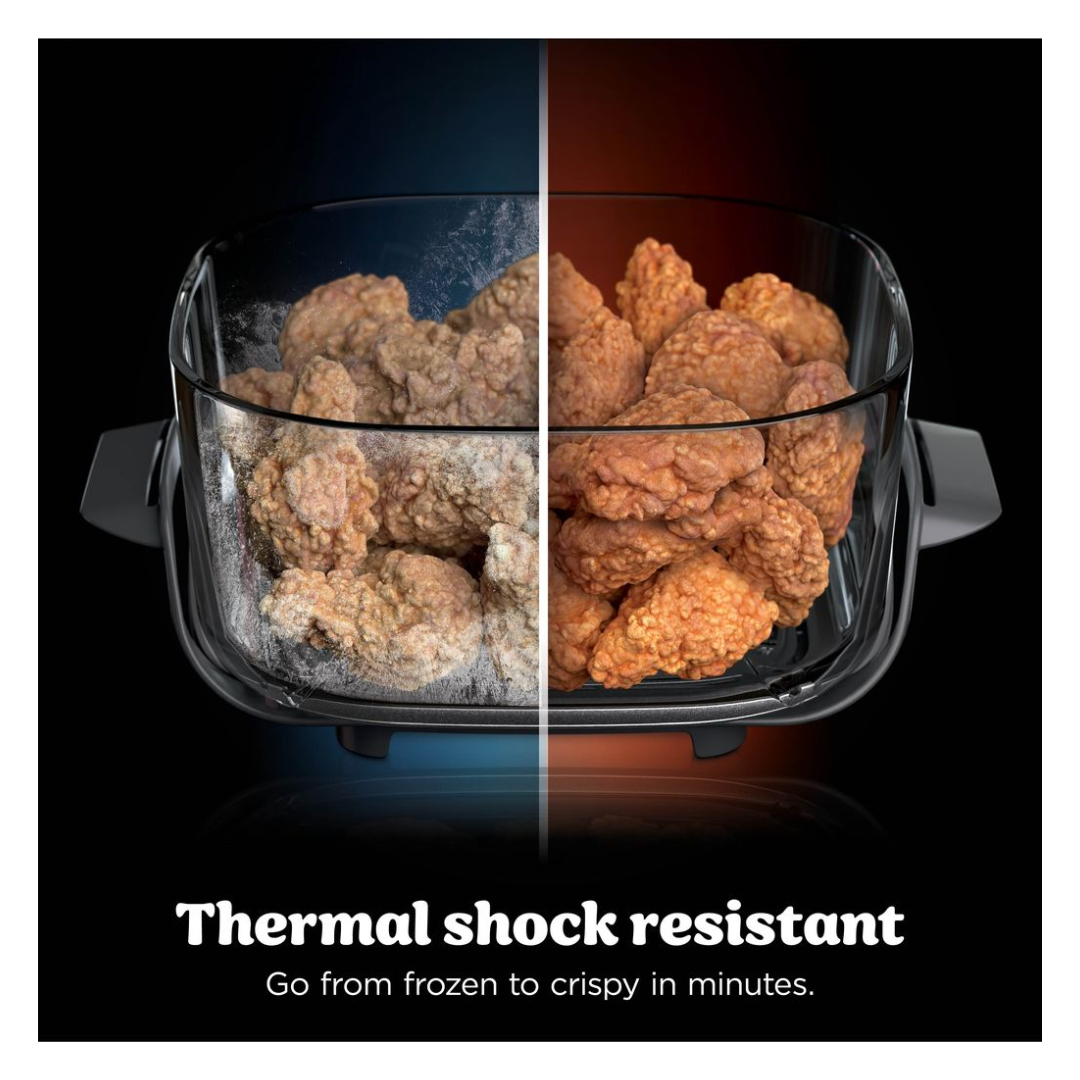 Ninja Crispi Pro 6-in-1 Countertop Glass Air Fryer - Stone