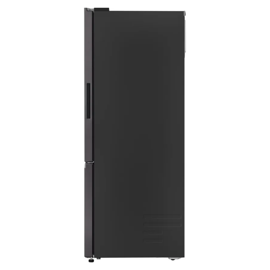 LG 436L Bottom Mount Fridge Black Steel