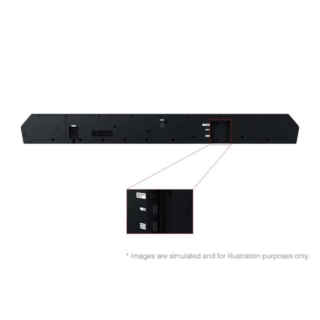 Samsung Q Series 5.1.2ch Dolby Atmos Soundbar with Subwoofer