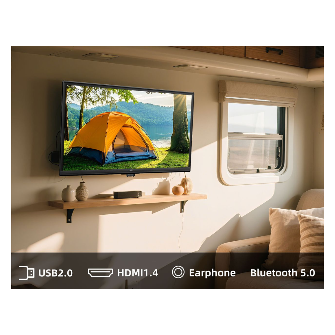 ChiQ 24" 12 Volt Caravan HD Google TV (2026)