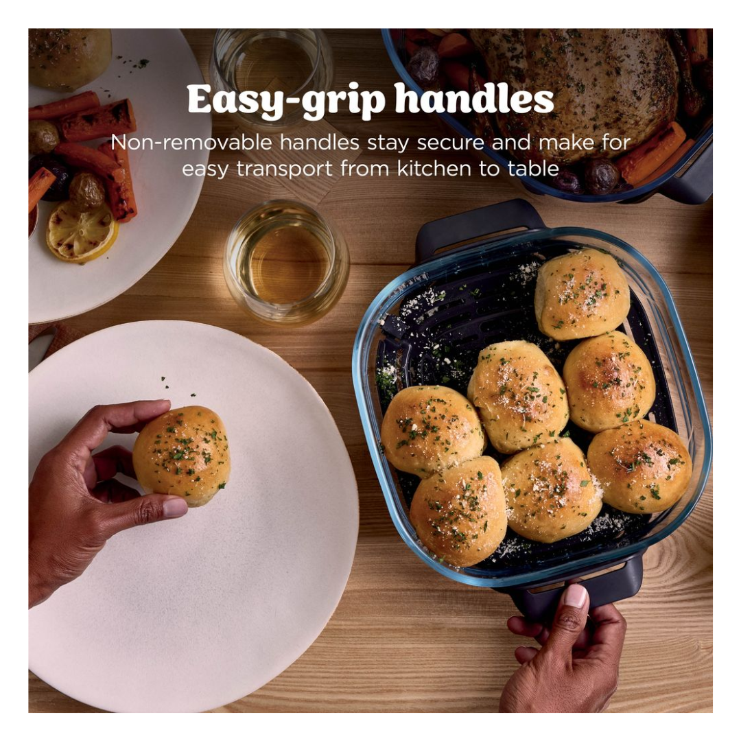 Ninja Crispi Pro 6-in-1 Countertop Glass Air Fryer - Cyberspace