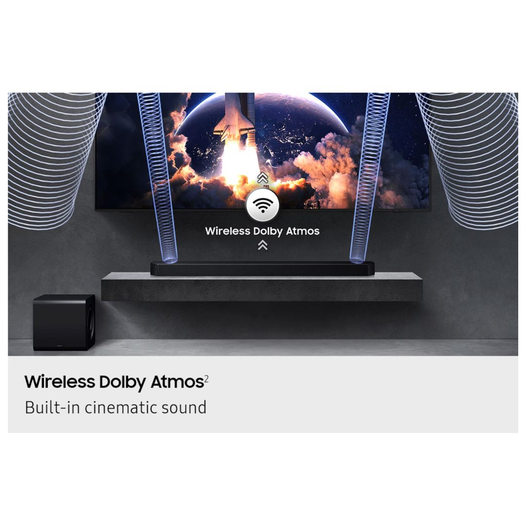 Samsung Q Series 5.1.2ch Dolby Atmos Soundbar with Subwoofer