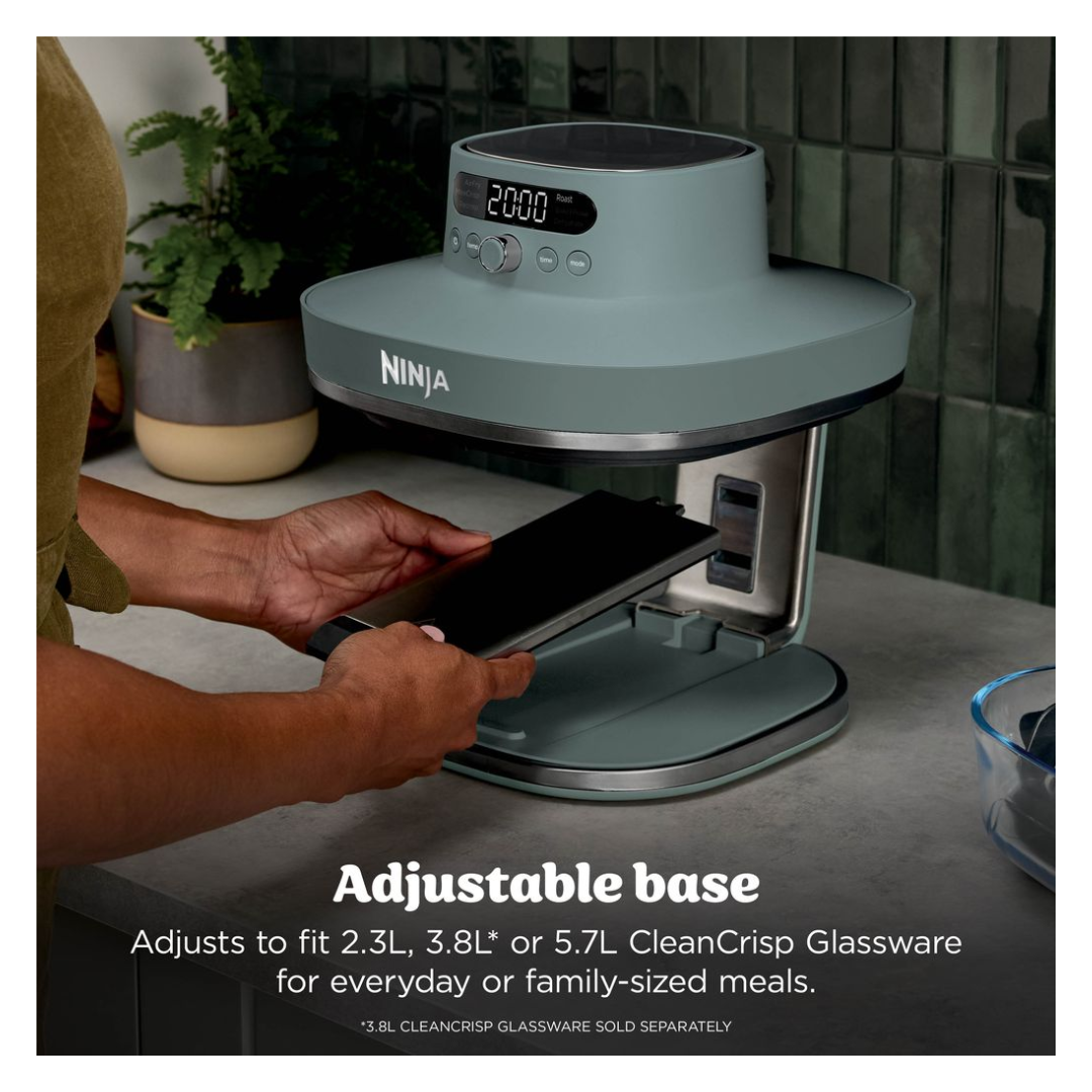 Ninja Crispi Pro 6-in-1 Countertop Glass Air Fryer - Sage Green