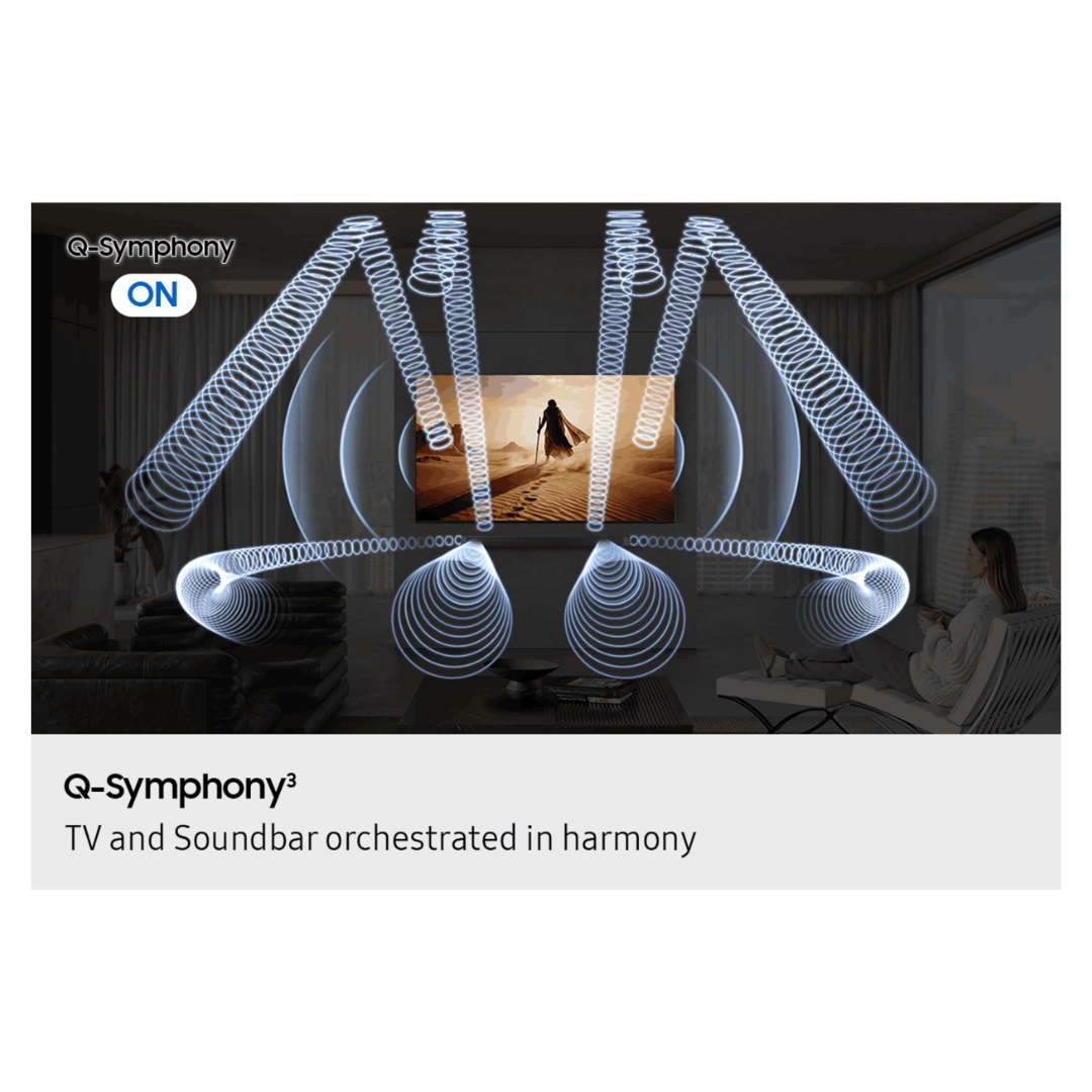 Samsung Q Series 3.1.2ch Dolby Atmos Soundbar with 6.5" wireless Subwoofer