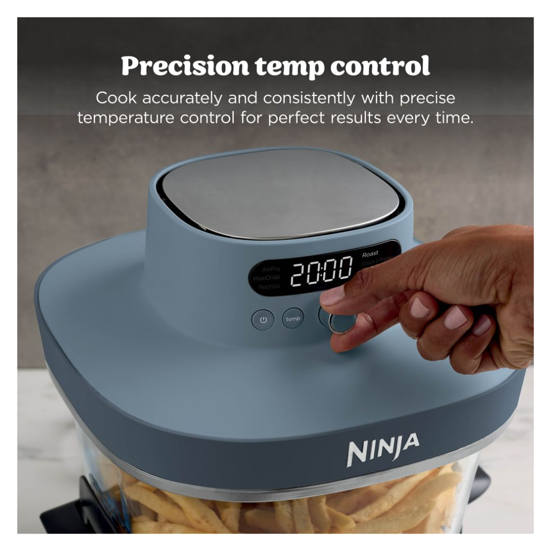 Ninja Crispi Pro 6-in-1 Countertop Glass Air Fryer - Cyberspace