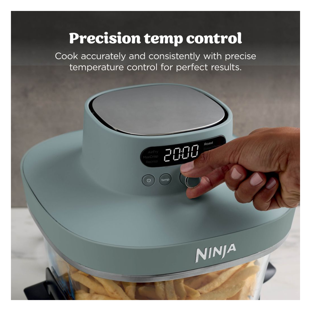 Ninja Crispi Pro 6-in-1 Countertop Glass Air Fryer - Sage Green