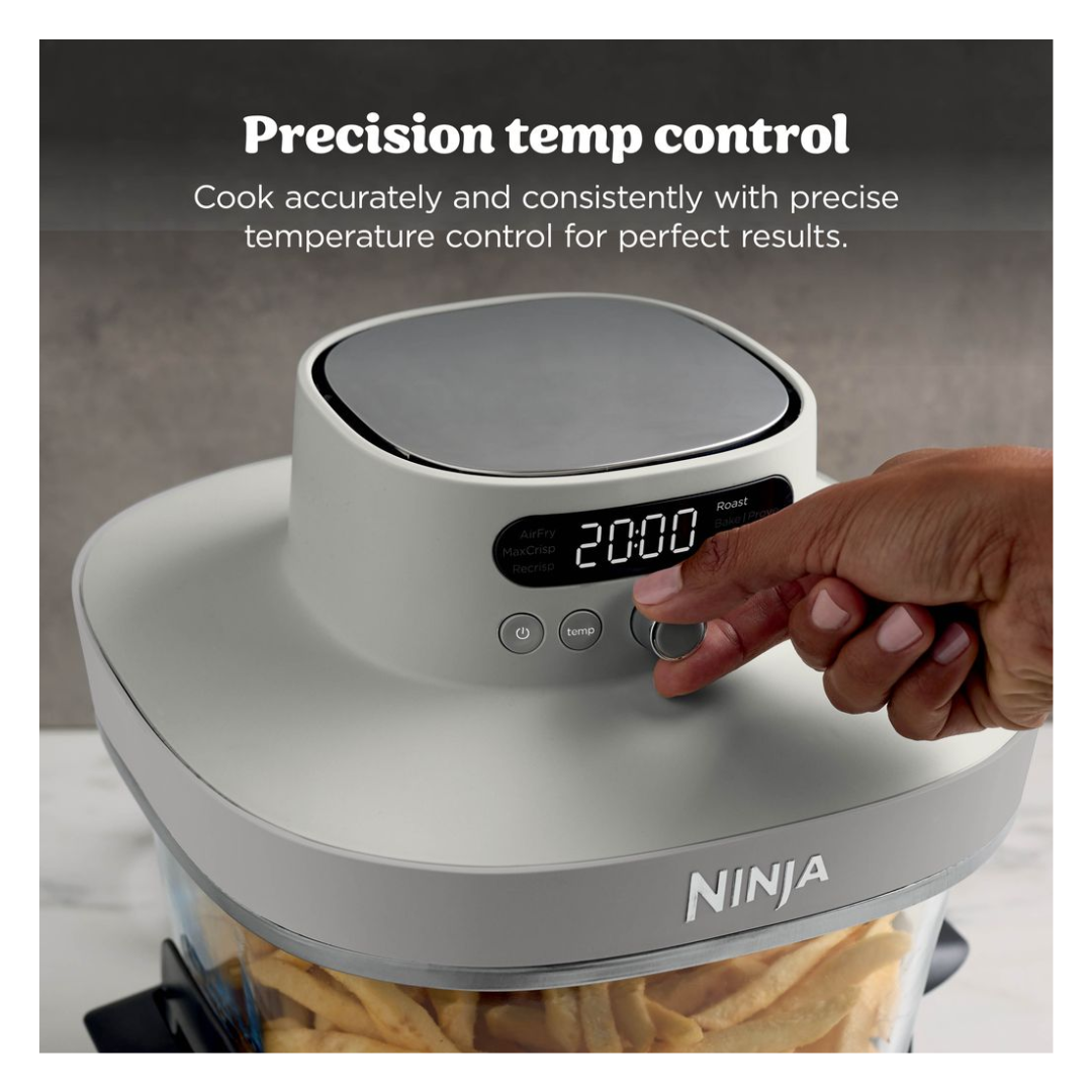 Ninja Crispi Pro 6-in-1 Countertop Glass Air Fryer - Stone