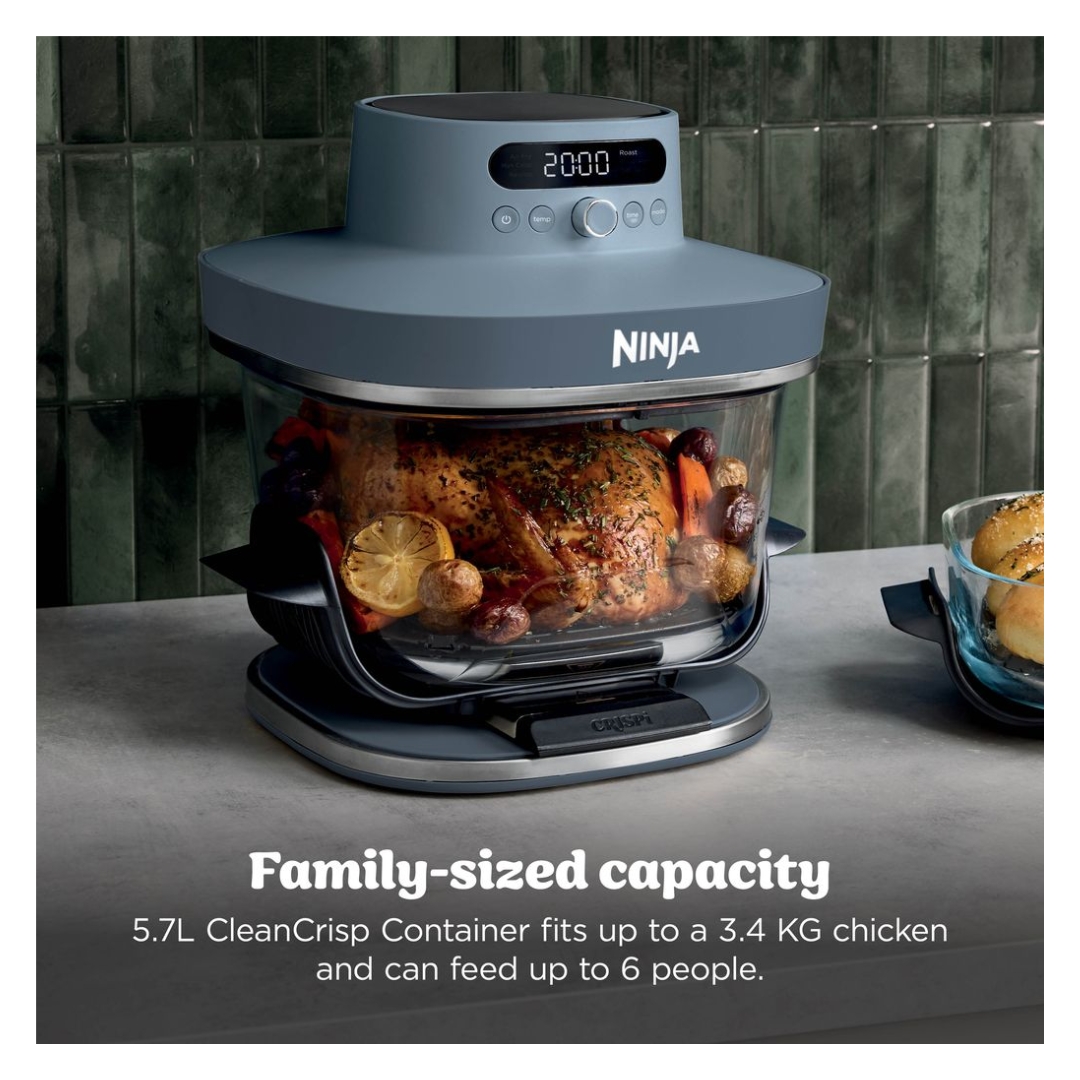 Ninja Crispi Pro 6-in-1 Countertop Glass Air Fryer - Cyberspace