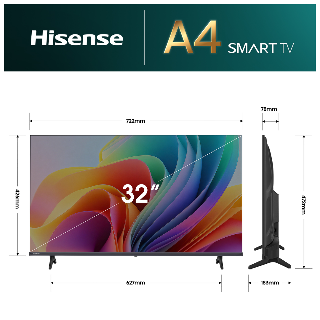 Hisense 32" A4SAU HD Smart TV (2026)