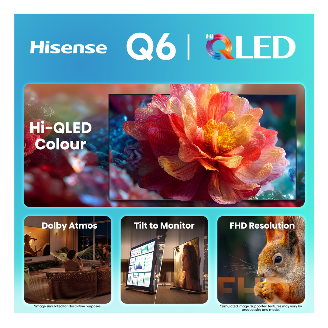 Hisense 32" Q6SAU FHD QLED Smart TV (2026)