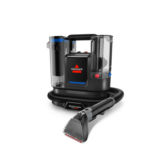 Bissell SpotClean ProHeat SmartMix at an angle on a white background. 