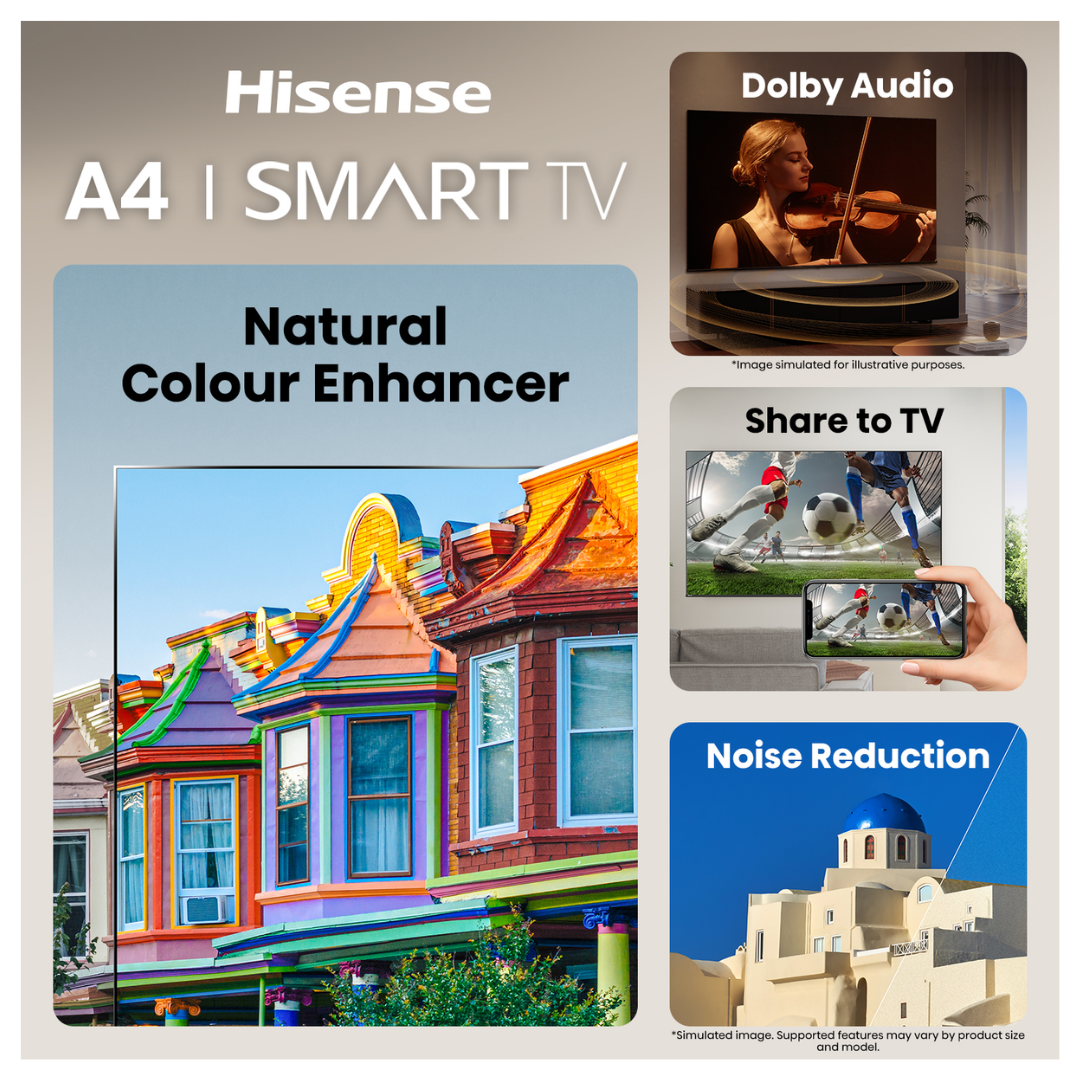 Hisense 32" A4SAU HD Smart TV (2026)