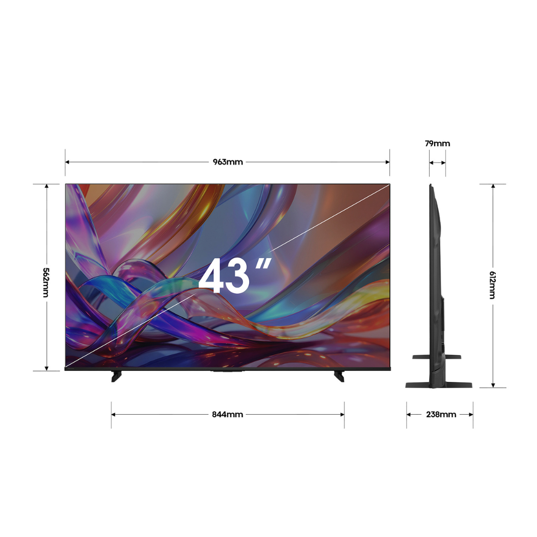Hisense 43" Q6SAU 4K QLED Smart TV (2026)