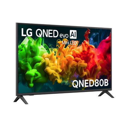 LG 43" QNED80B EVO AI MINI LED 4K SMART TV (2026)