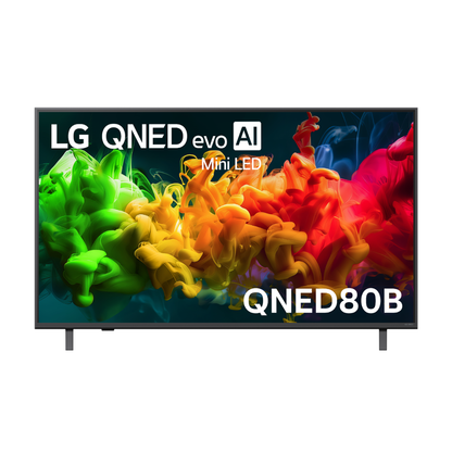 LG 50" QNED80B EVO AI MINI LED 4K SMART TV (2026)