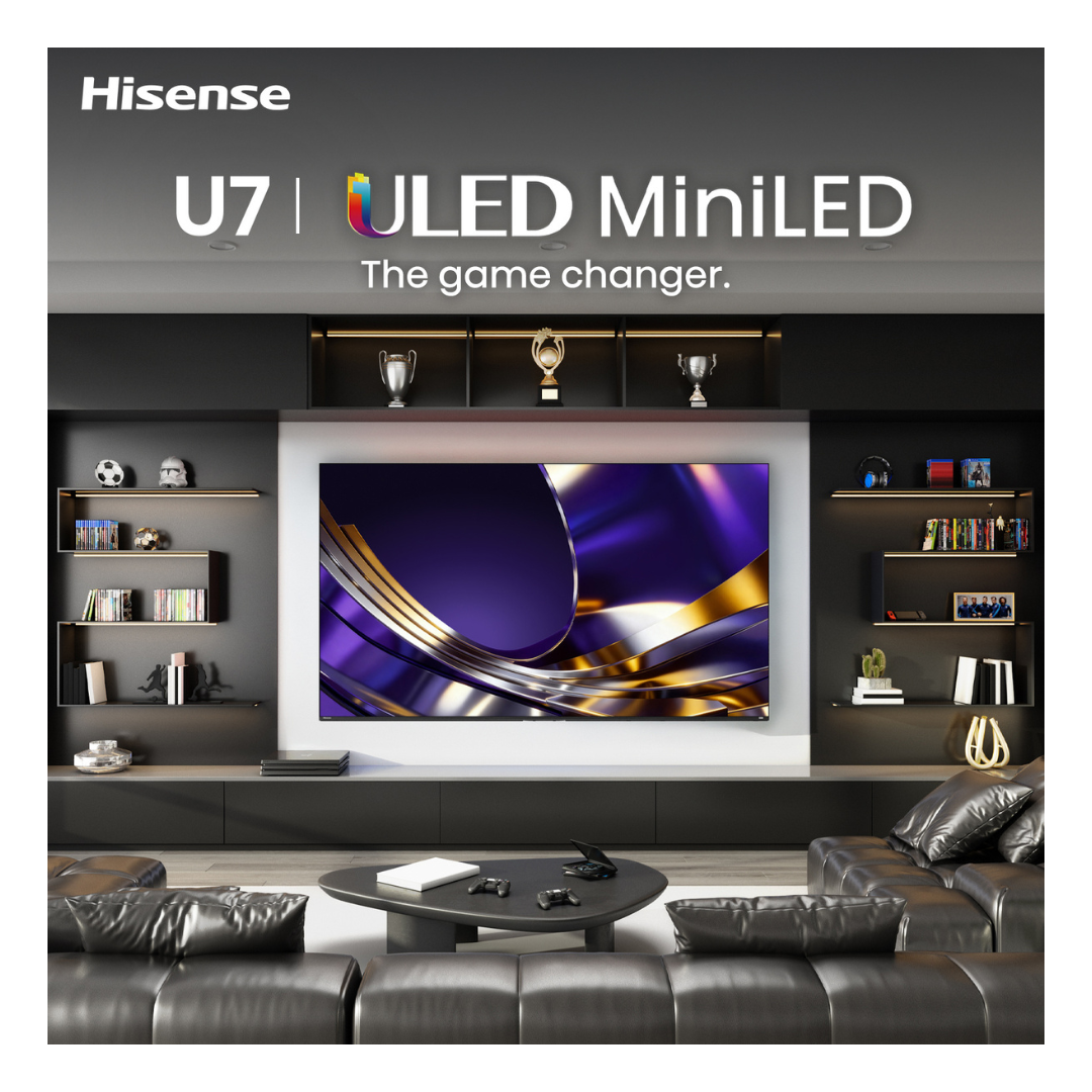 Hisense 55" ULED MiniLED U7SAU 4K QLED 165Hz Smart TV (2026)