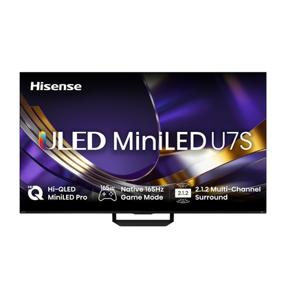 Hisense 75" ULED MiniLED U7SAU 4K QLED 165Hz Smart TV (2026)