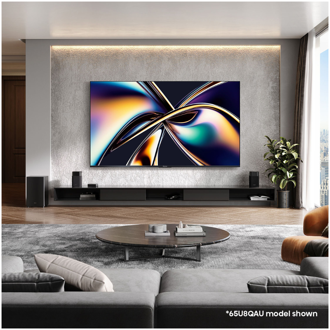 Hisense ULED MiniLED 75" U8QAU 4K QLED 165Hz Smart TV (2025)