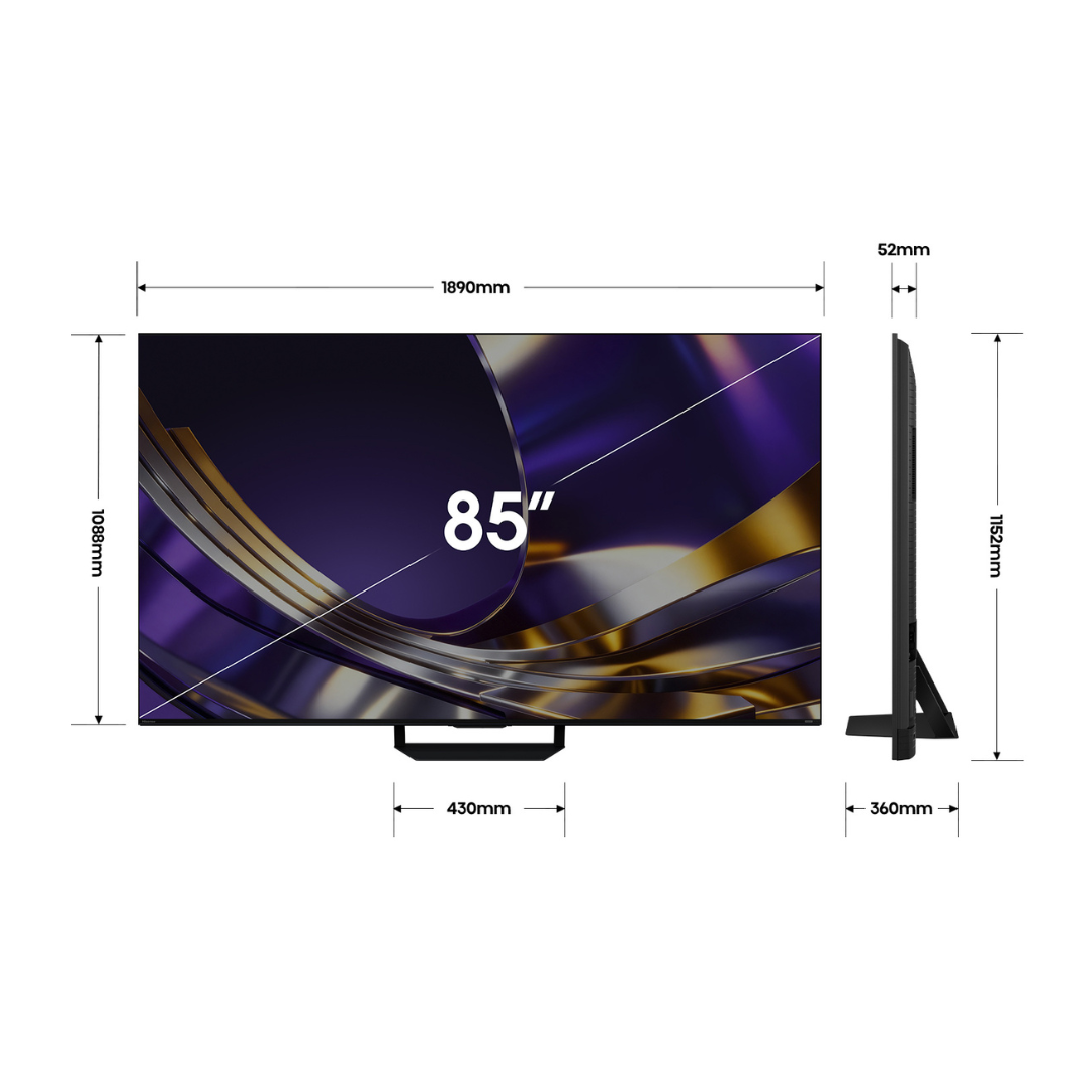 Hisense 85" ULED MiniLED U7SAU 4K QLED 165Hz Smart TV (2026)