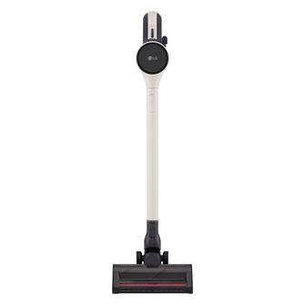 LG cordless vacuum cleaner on a white background